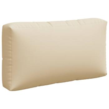 Palettenkissen 3-tlg. Beige Stoff