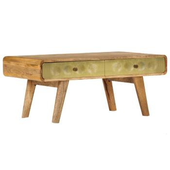 Couchtisch Massivholz Mango 90x50x40 cm