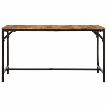 Esstisch 140x70x75 cm Raues Massivholz Mango