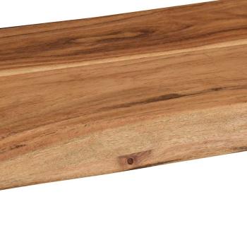 Wandregale 2 Stk. 60x20x3,5 cm Massivholz Akazie