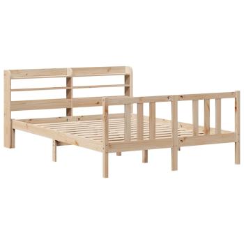 Bettgestell mit Kopfteil ohne Matratze 135x190 cm