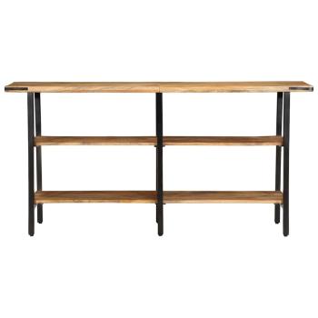 Konsolentisch 140x35x70 cm Massivholz Mango