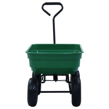 Garten-Kippwagen 300 kg 75 L Grün
