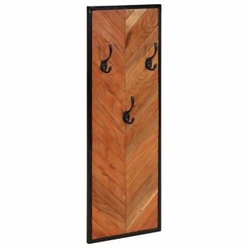 Wandgarderobe 2 Stk. 35x1x90 cm Massivholz Akazie