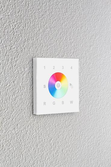 EVN WiFi-Wandpanel, RGB+W, 100-240V/AC, weiß (WIFI-WPRGB+W-w)