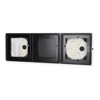 Gira 5503902 System 106 AP-Gehäuse 3 Module 1x3, Verkehrsweiß