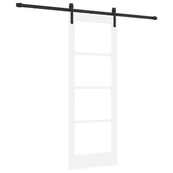 Schiebetür mit Beschlägen Set 'ORKDAL'Weiß 73,5x198,5 cm