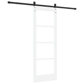 Schiebetür mit Beschlägen Set 'ORKDAL'Weiß 73,5x198,5 cm