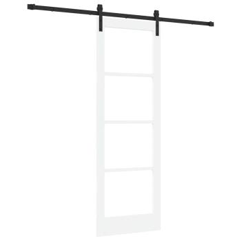 Schiebetür mit Zubehör Set 'ORKDAL'Weiß 73,5x211 cm