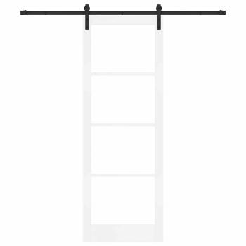 Schiebetür mit Hardware Set 'ORKDAL'Weiß 83x232 cm