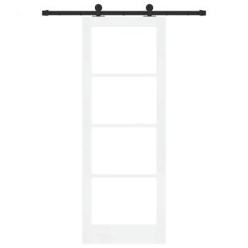 Schiebetür mit 'ORKDAL'Beschlägen Weiß 78x211 cm
