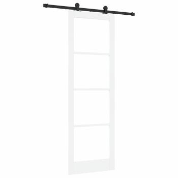 Schiebetür mit Hardware-Set 'ORKDAL'Weiß 78x232 cm