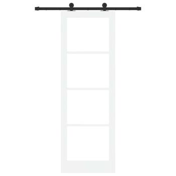 Schiebetür mit Hardware-Set 'ORKDAL'Weiß 78x232 cm