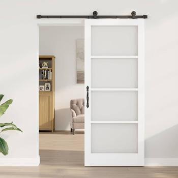 Schiebetür mit Montageset "ORKDAL" Weiß 86x211 cm