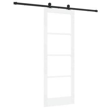 Schiebetür mit Hardware-Set 'ORKDAL'Weiß 78x211 cm