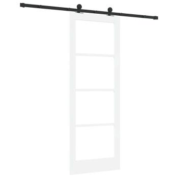 Schiebetür mit Hardware-Set 'ORKDAL'Weiß 78x211 cm