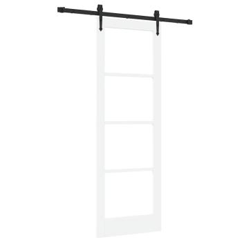 Schiebetür mit Hardware-Set 'ORKDAL'Weiß 73,5x211 cm