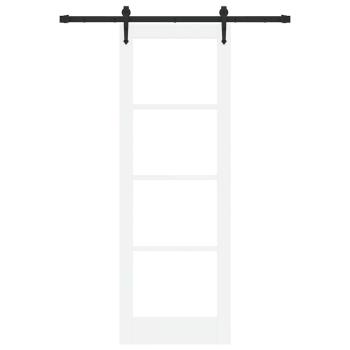 Schiebetür mit Hardware-Set 'ORKDAL'Weiß 73,5x211 cm