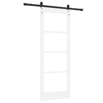 Schiebetür mit Bausatz 'ORKDAL'Weiß 78x202 cm