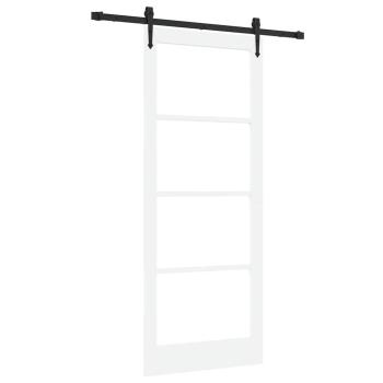 Schiebetür mit Beschlagsatz "ORKDAL" Weiß 86x211 cm