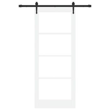 Schiebetür mit Beschlagsatz "ORKDAL" Weiß 86x211 cm