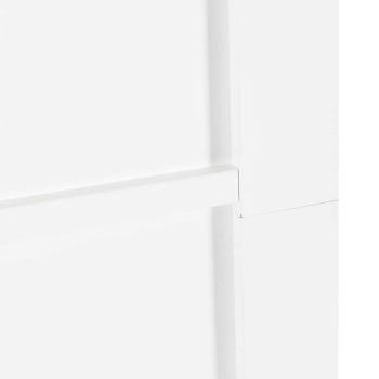 Schiebetür mit Hardware-Set Weiß 83x211 cm Massivholz Kiefer