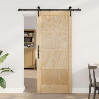 ARDEBO.de - Schiebetür mit Hardware-Set 'ORKDAL'Massivholz Kiefer