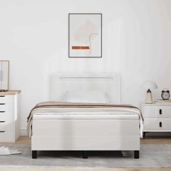 Boxspringbett mit Matratze Weiß Klein Doppel Schwarz