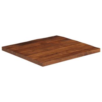 ARDEBO.de - Tischplatte 70x70x2,5 cm Quadratisch Altholz Massiv