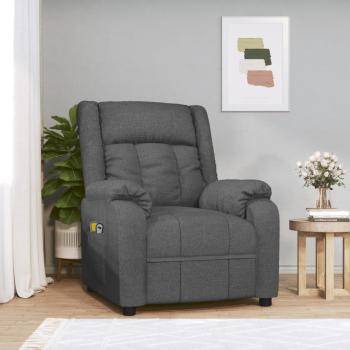 ARDEBO.de - Massagesessel Elektrisch Dunkelgrau Stoff