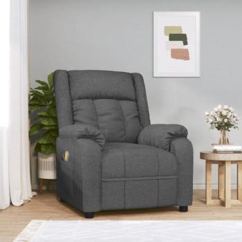 ARDEBO.de - Massagesessel Dunkelgrau Stoff