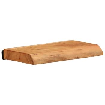 Wandregale 2 Stk. 30x20x3,5 cm Massivholz Akazie