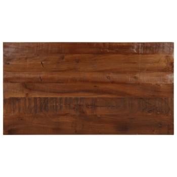 ARDEBO.de - Tischplatte 100x60x2,5 cm Rechteckig Altholz Massiv