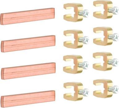 ARDEBO.de Hager UM05G S-Schienenverbinder, 60mm, universN, 12x5mm, 4-polig, für FP/ZB/FT/FA-Schränke