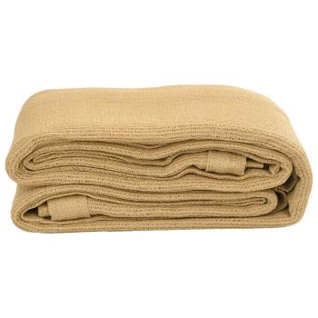 ARDEBO.de - Zeltteppich Sandfarbe 200x400 cm HDPE