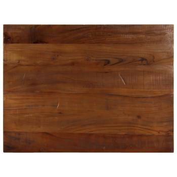 ARDEBO.de - Tischplatte 90x60x2,5 cm Rechteckig Altholz Massiv