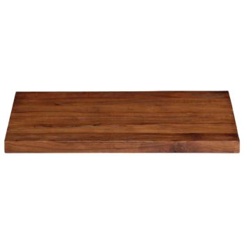 Tischplatte 90x60x2,5 cm Rechteckig Altholz Massiv