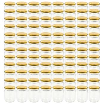Marmeladengläser mit Goldenem Deckel 96 Stk. 230 ml
