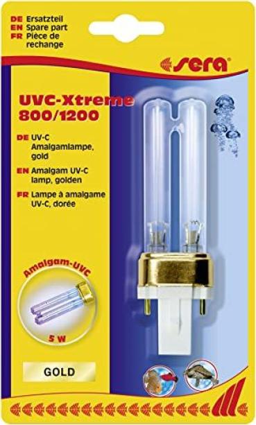 ARDEBO.de sera Amalgam UVC Lampe 5W gold - UVC-Xtreme 800+1200 