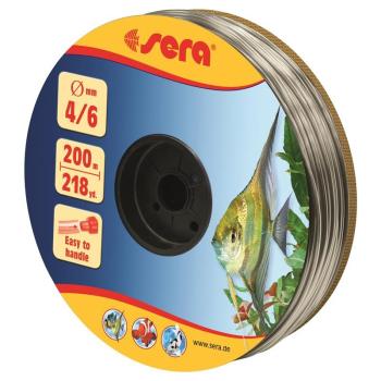 ARDEBO.de sera Schlauch 4/6 grau 200 m Rolle