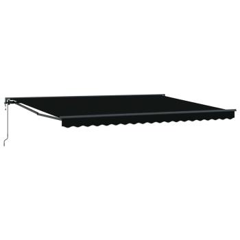 Automatische Einziehbare Markise Schwarz 450x300 cm
