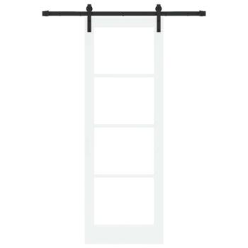 Schiebetür mit Bausatz 'ORKDAL'Weiß 73,5x211 cm