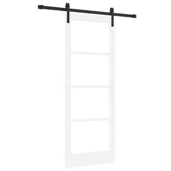 Schiebetür mit Hardware-Set 'ORKDAL'Weiß 78x202 cm