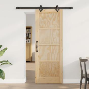 ARDEBO.de - Schiebetür mit Hardware-Set 'ORKDAL'aus massivem Kiefernholz