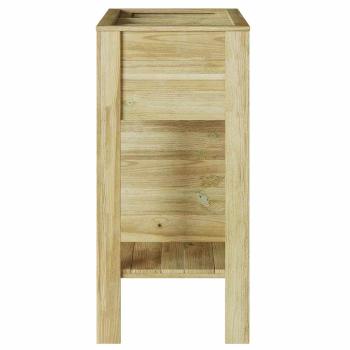 Gartenhochbeet mit Stauraum 85x46x96 cm behandeltes Holz Kiefer