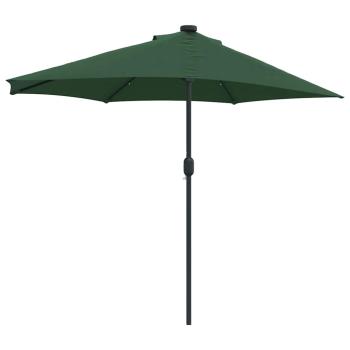 Gartenparasol Half mit Aluminiumstange Grün 294 cm