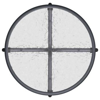 3-teiliges Garten Bistro-Set Anthrazit Textilene und Stahl