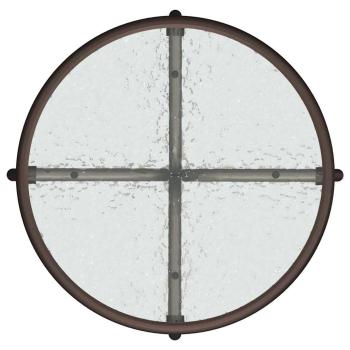 3-teiliges Garten Bistro Set Braun Textilene und Stahl