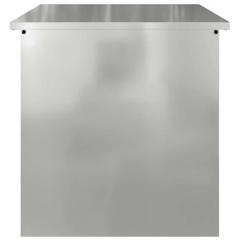 Außenlagerbox Silber 55x50,5x50 cm Verzinkter Stahl