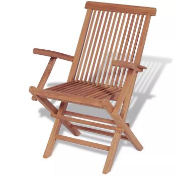 11-tlg. Garten-Essgruppe mit Klappstühlen Massivholz Teak